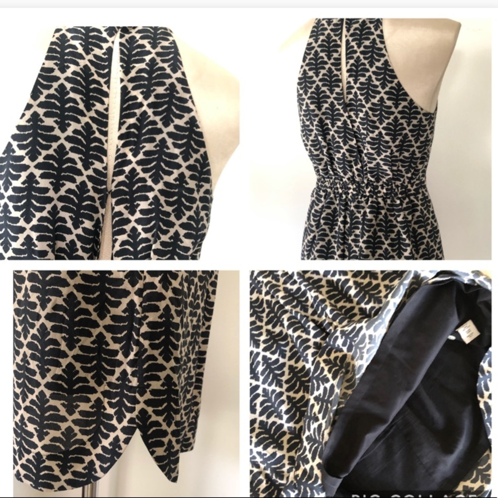 Madewell Silk Dress Ikat Floral Daylight 0 C5228 - Picture 7 of 8
